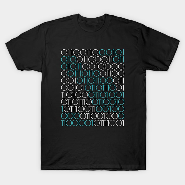 Fuck Valentines Day Binary Code... Great Gift T-Shirt by smartrocket